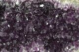 Sparkling, Purple Amethyst Cluster On Wood Base #52586-2